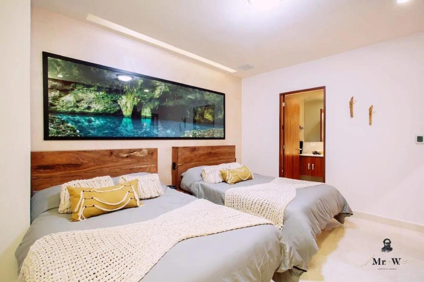 Private Pool & Jacuzzi Steps To Beach & 5Th Ave Playa del Carmen Eksteriør bilde