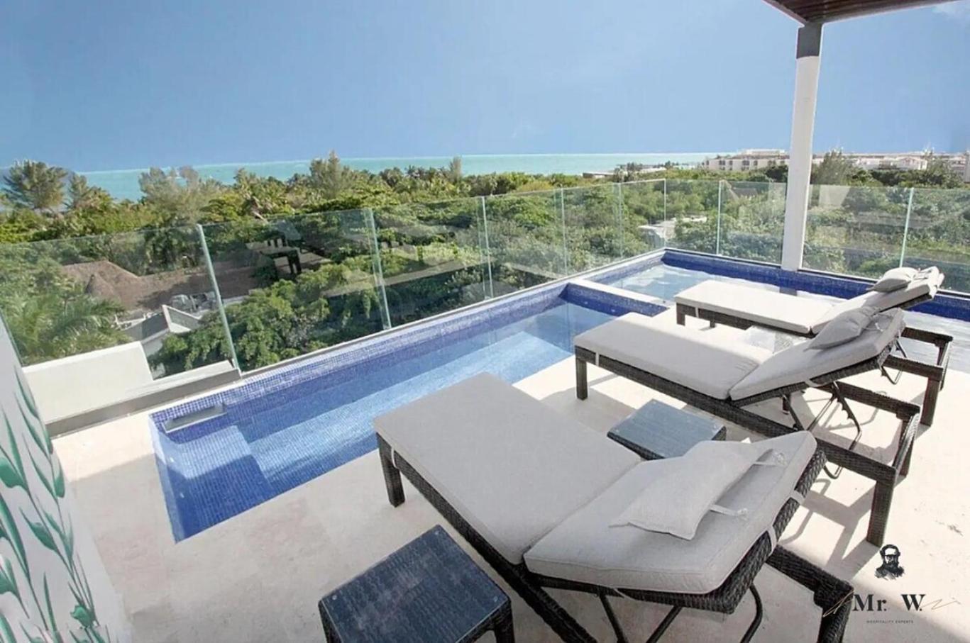 Private Pool & Jacuzzi Steps To Beach & 5Th Ave Playa del Carmen Eksteriør bilde